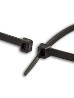 14" 50LB RELEASABLE BLACK CABLE TIES